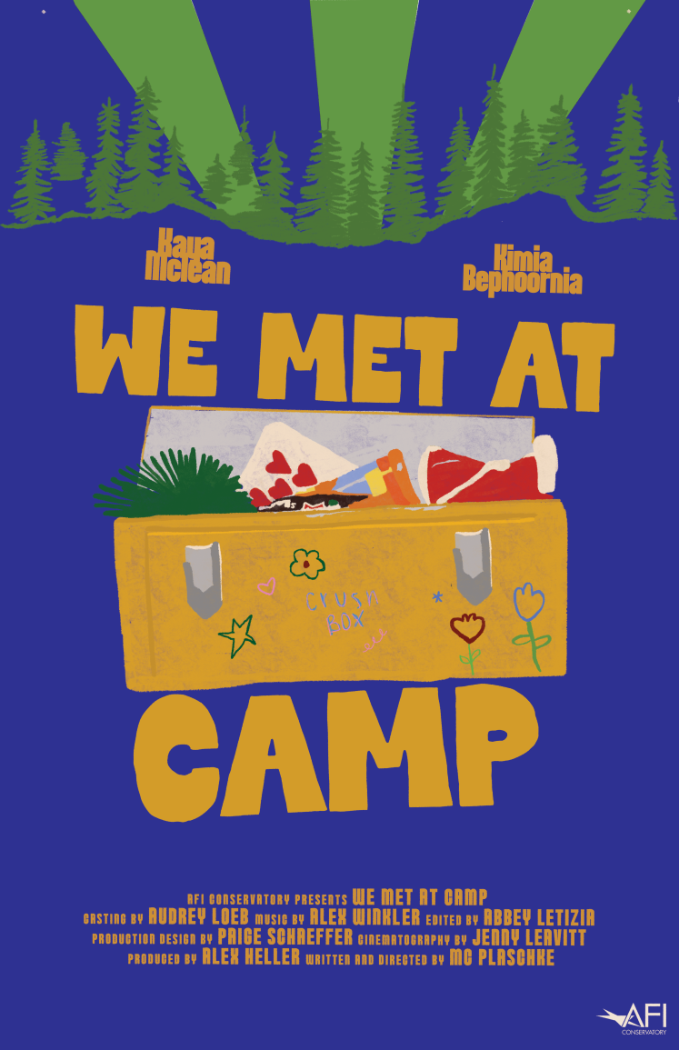 WE MET AT CAMP logo