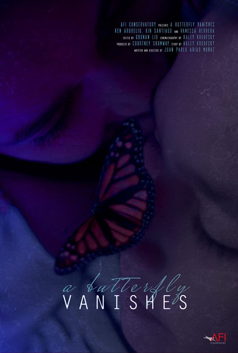 A BUTTERFLY VANISHES logo