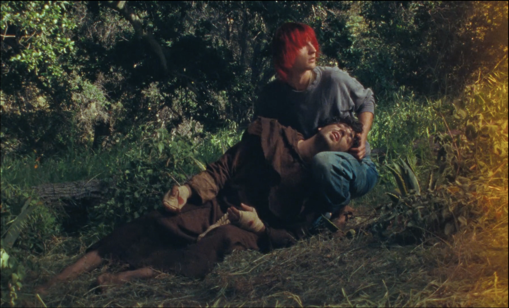 HEAD OF A WOMAN / HEAD OF A MAN landscape picture