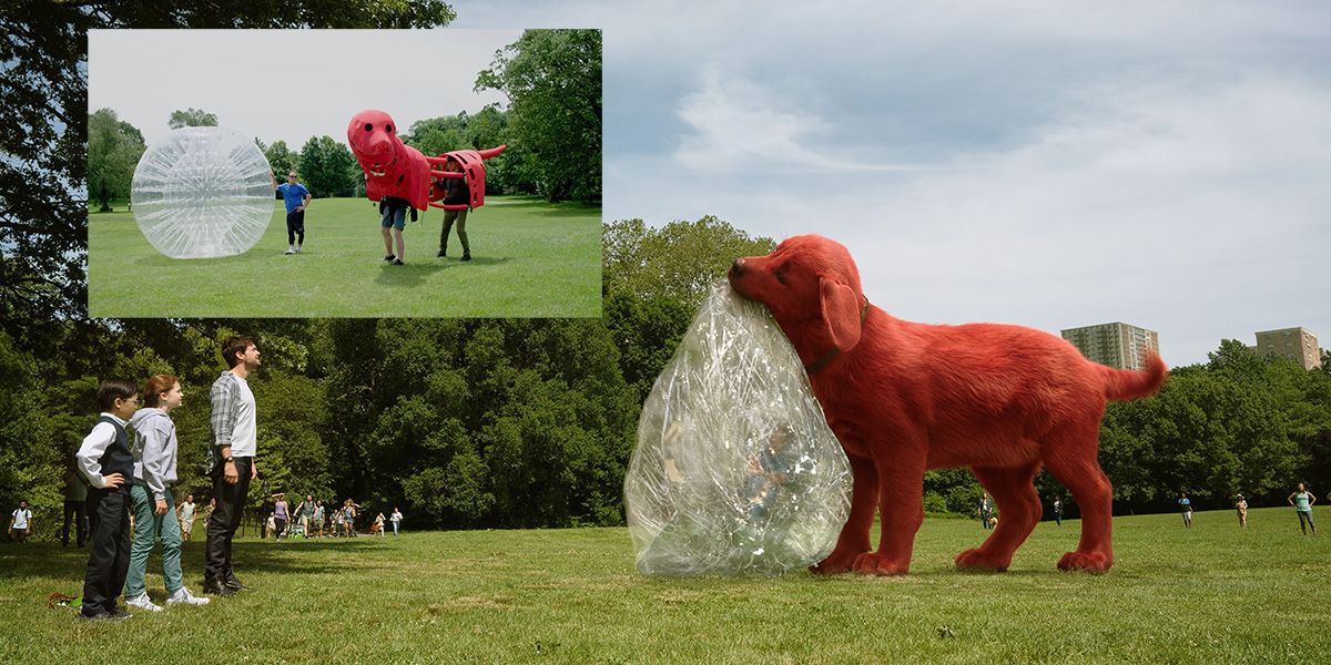 Clifford the Big Red Dog landscape image