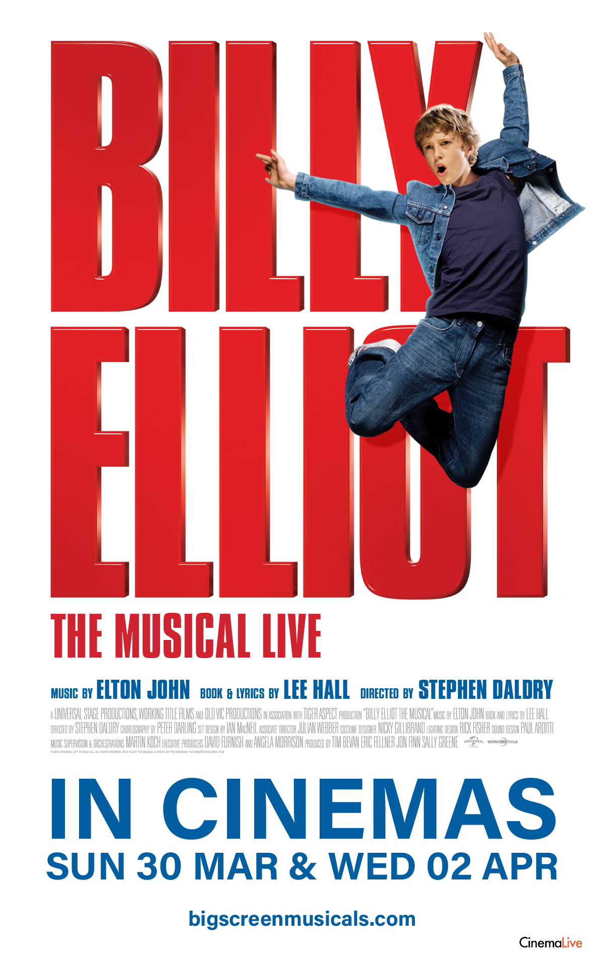Billy Elliot: The Musical Live poster image