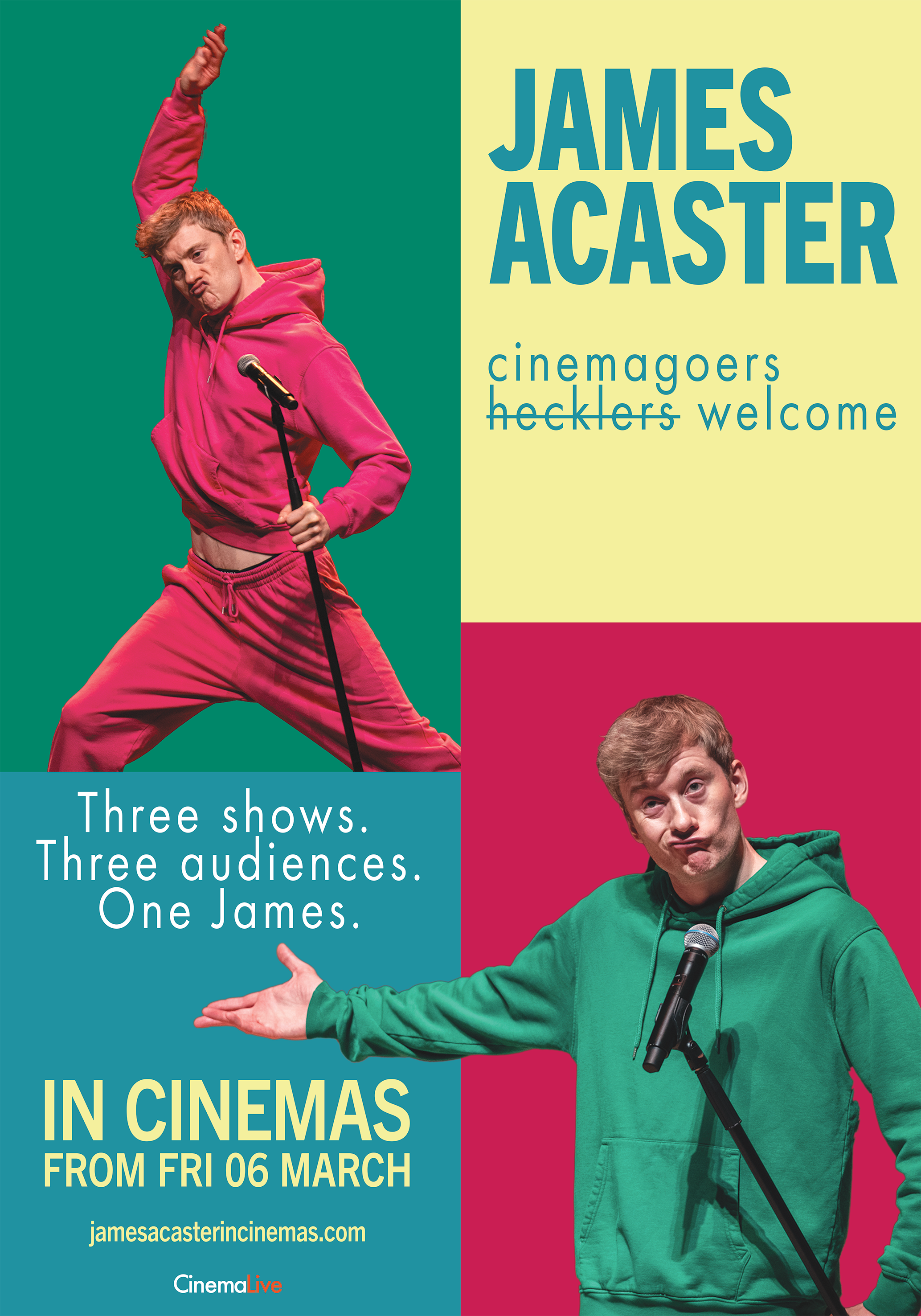 James Acaster - Cinemagoers Welcome poster image