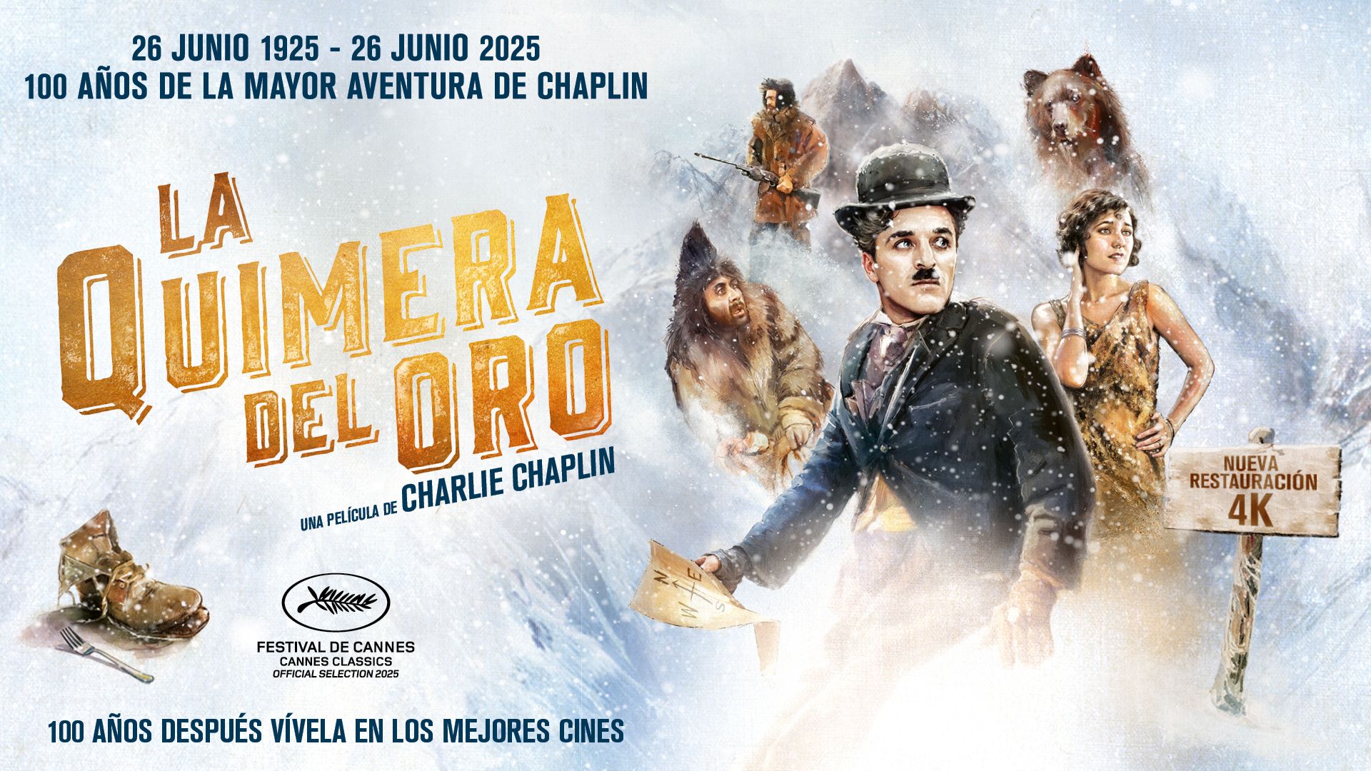 LA QUIMERA DEL ORO (100 aniversario) feature video