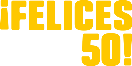 ¡FELICES 50! logo