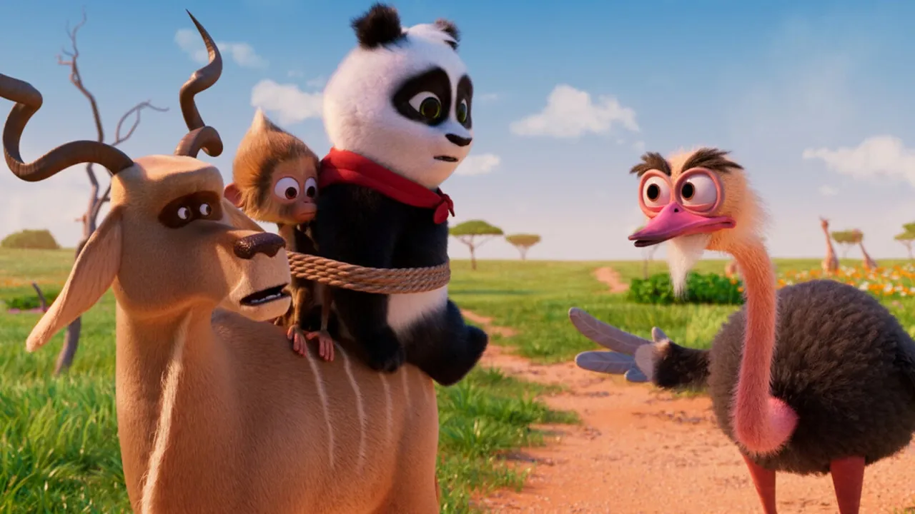 Un panda en África hero image