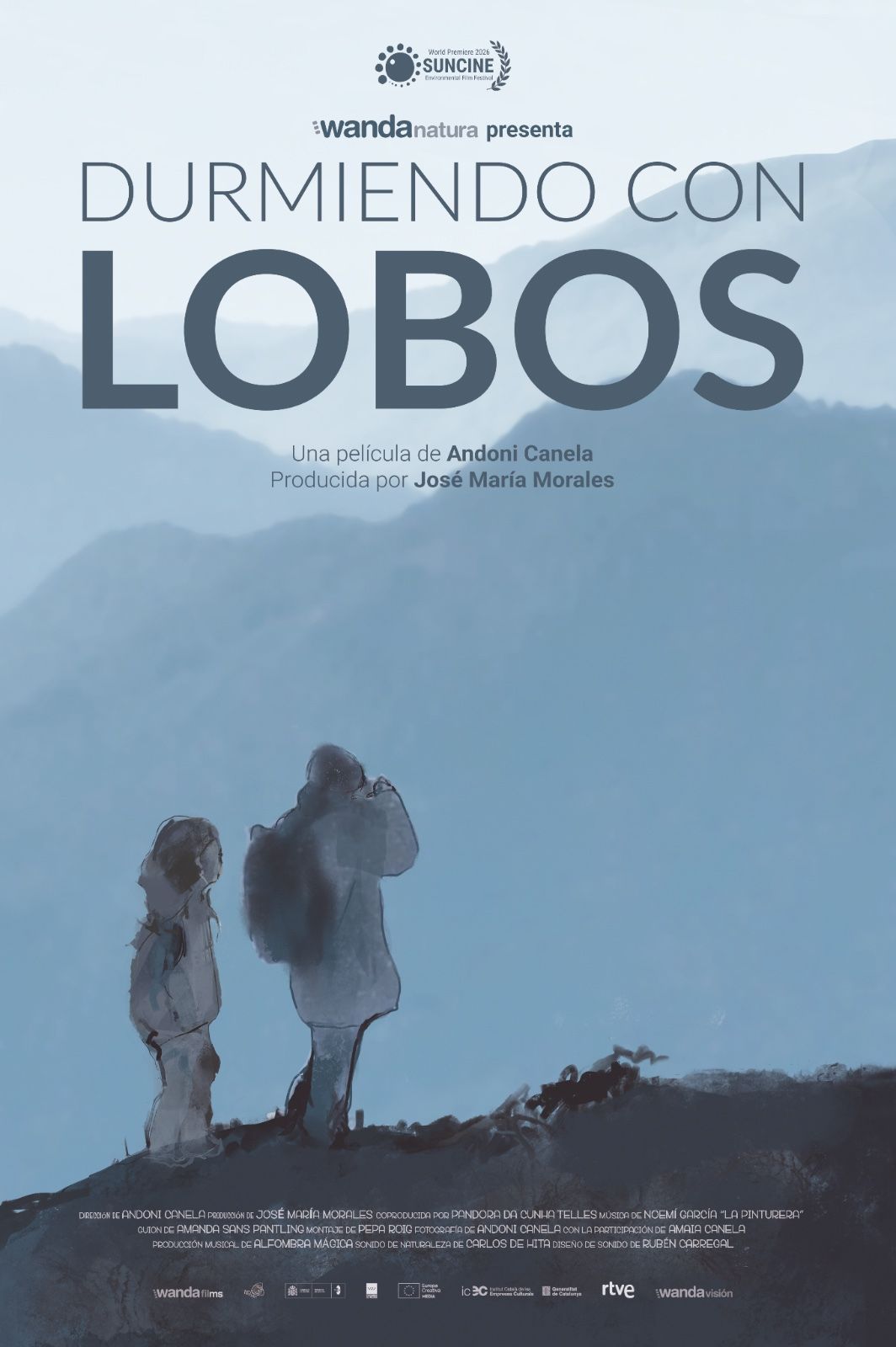 DURMIENDO CON LOBOS poster image