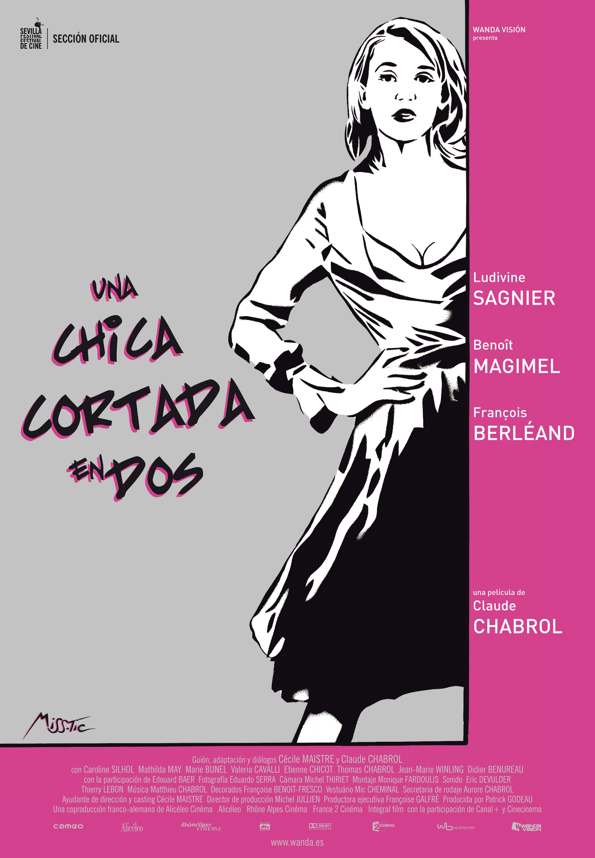 Una chica cortada en dos poster image