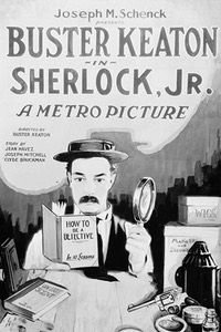 R.E.M x Buster Keaton's Sherlock Jr poster image