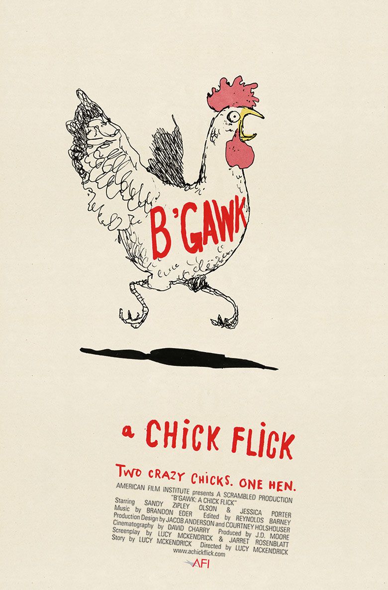 B'GAWK; CHICK FLICK logo