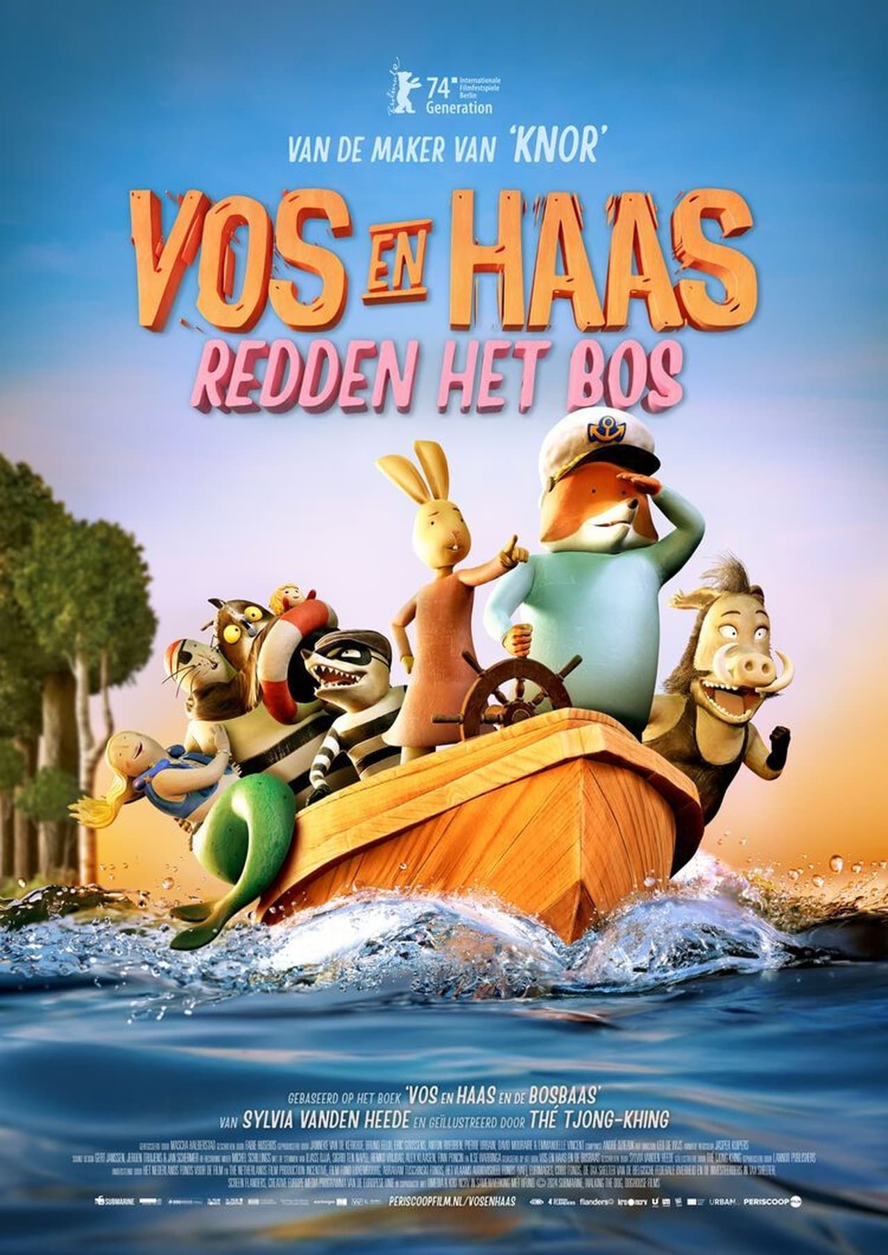 Vos en Haas Redden Het Bos poster image