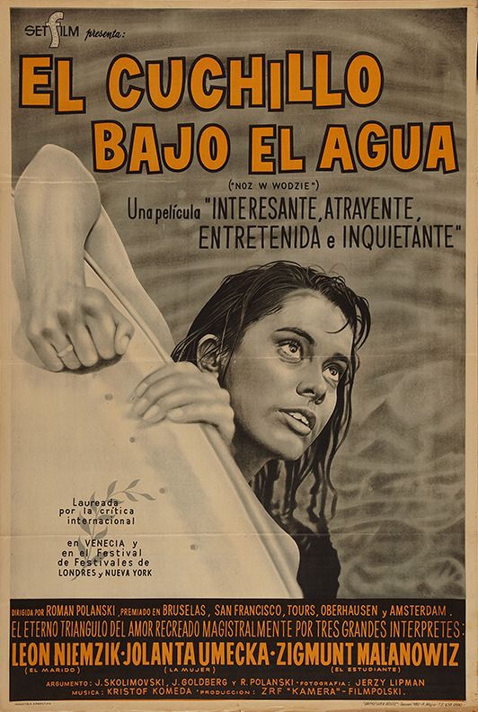 El cuchillo bajo el agua poster image
