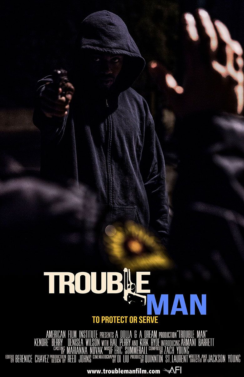 TROUBLE MAN logo