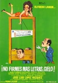 ¡No firmes más letras, cielo! poster image