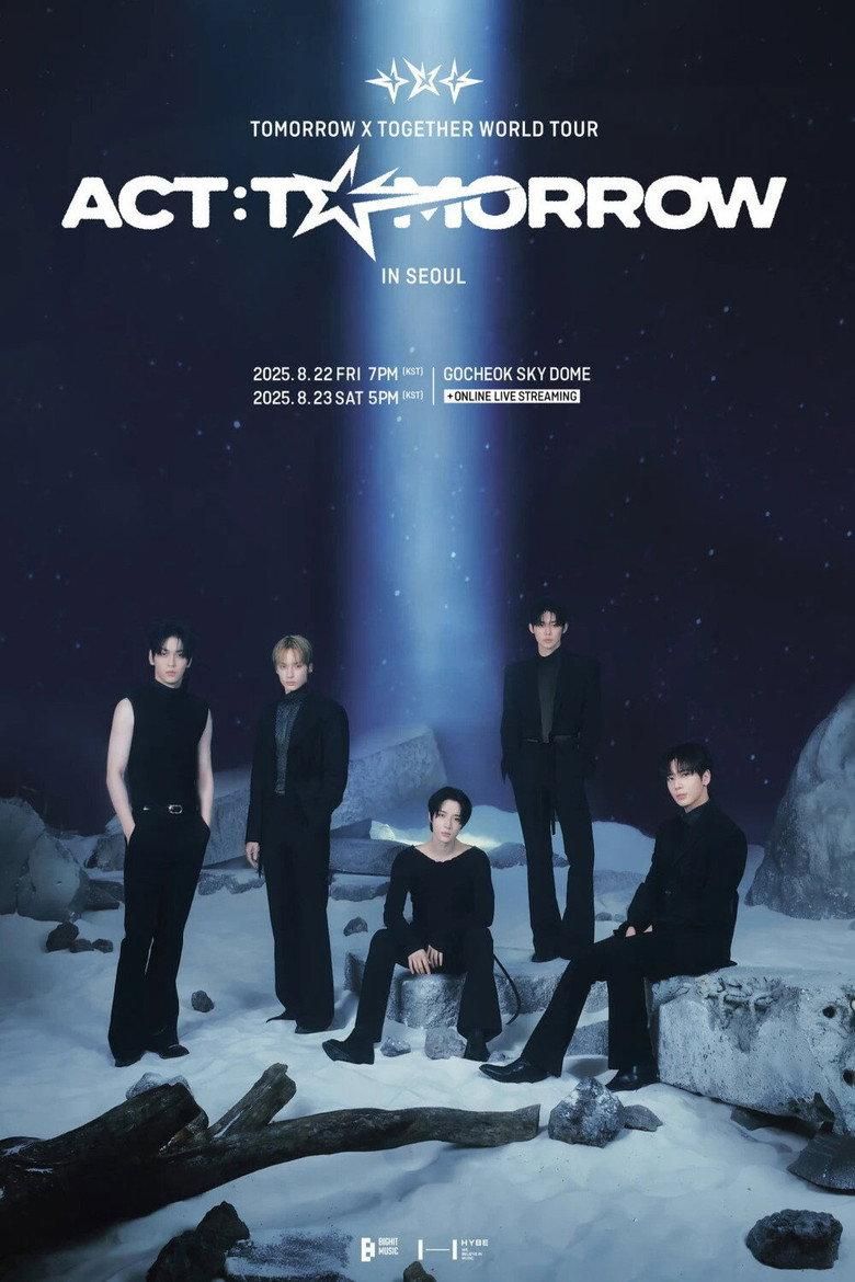 TOMORROW X TOGETHER WORLD TOUR 'ACT:TOMORROW' poster image