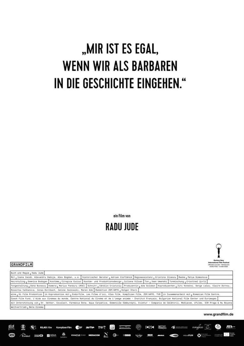 Mir ist es egal, wenn wir als Barbaren in die Geschichte eingehen poster image