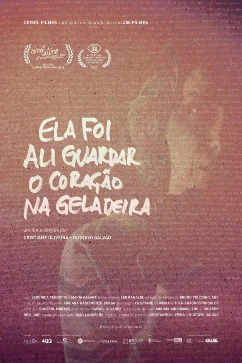 Ela foi ali guardar o coração na geladeira poster image