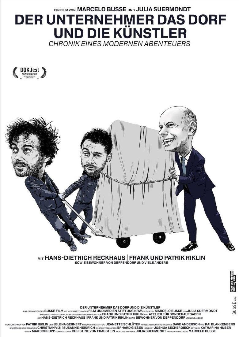 Der Unternehmer das Dorf und die Künstler poster image