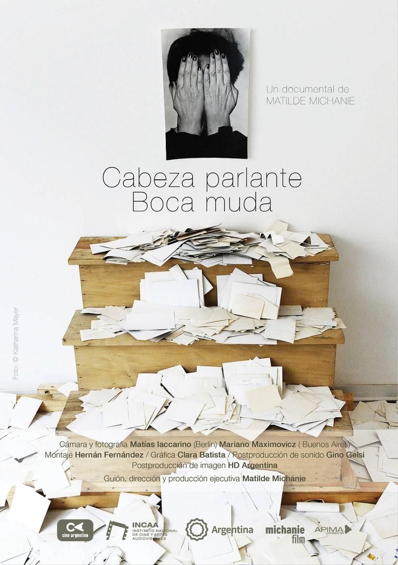 Cabeza parlante boca muda poster image
