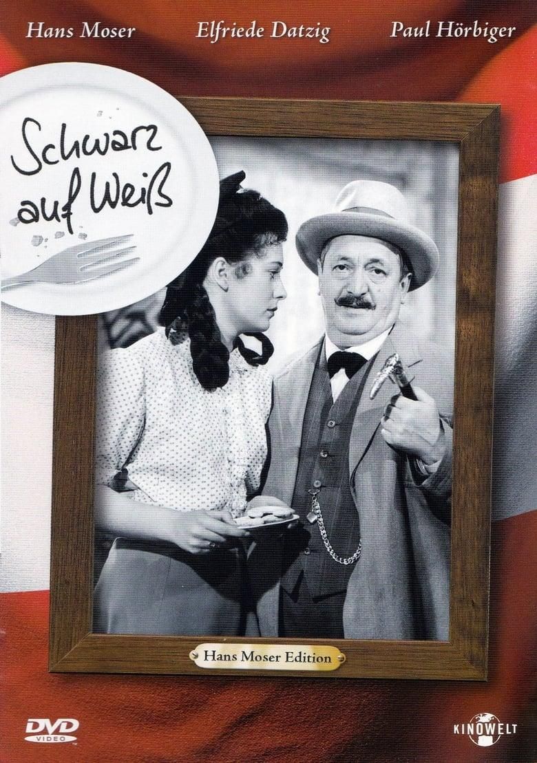 Schwarz auf weiß poster image