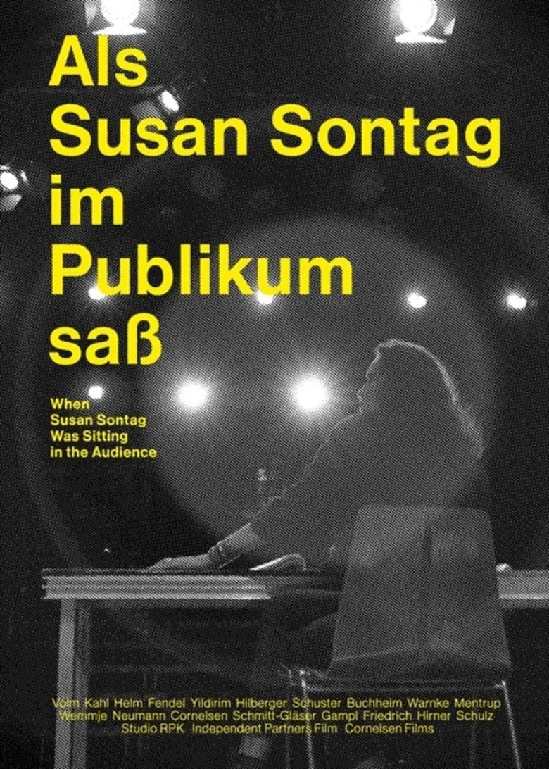 Als Susan Sontag im Publikum saß poster image